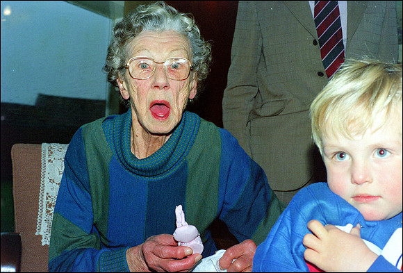 Doris's 80th Birthday in 1986