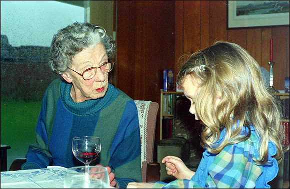 Doris's 80th Birthday in 1986