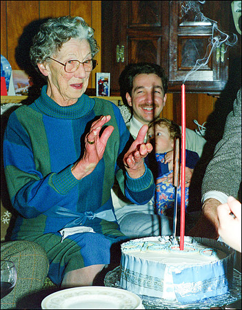 Doris's 80th Birthday in 1986